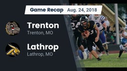 Recap: Trenton  vs. Lathrop  2018