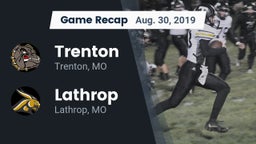 Recap: Trenton  vs. Lathrop  2019