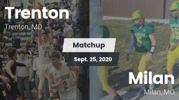 Matchup: Trenton  vs. Milan  2020