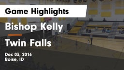 Bishop Kelly  vs Twin Falls Game Highlights - Dec 03, 2016