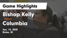 Bishop Kelly  vs Columbia  Game Highlights - Jan. 14, 2020