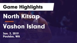 North Kitsap  vs Vashon Island  Game Highlights - Jan. 2, 2019