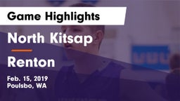 North Kitsap  vs Renton  Game Highlights - Feb. 15, 2019