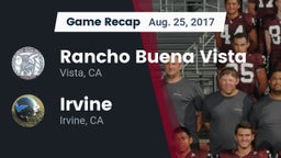 Recap: Rancho Buena Vista  vs. Irvine  2017