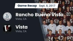 Recap: Rancho Buena Vista  vs. Vista  2017