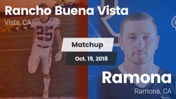 Matchup: Rancho Buena Vista vs. Ramona  2018