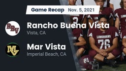 Recap: Rancho Buena Vista  vs. Mar Vista  2021