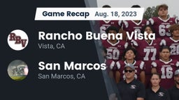Recap: Rancho Buena Vista  vs. San Marcos  2023
