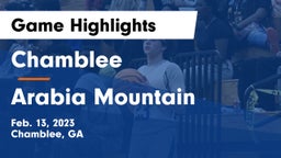 Chamblee  vs Arabia Mountain  Game Highlights - Feb. 13, 2023