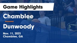 Chamblee  vs Dunwoody  Game Highlights - Nov. 11, 2023