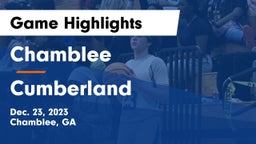 Chamblee  vs Cumberland  Game Highlights - Dec. 23, 2023