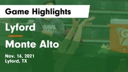 Lyford  vs Monte Alto  Game Highlights - Nov. 16, 2021