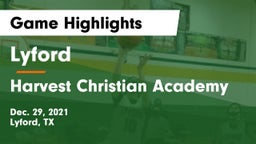 Lyford  vs Harvest Christian Academy Game Highlights - Dec. 29, 2021