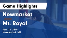 Newmarket  vs Mt. Royal Game Highlights - Jan. 12, 2018