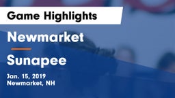 Newmarket  vs Sunapee Game Highlights - Jan. 15, 2019