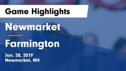Newmarket  vs Farmington Game Highlights - Jan. 28, 2019