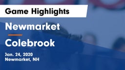 Newmarket  vs Colebrook Game Highlights - Jan. 24, 2020