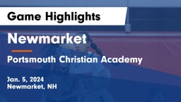 Newmarket  vs Portsmouth Christian Academy  Game Highlights - Jan. 5, 2024