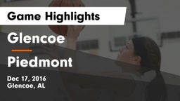 Glencoe  vs Piedmont Game Highlights - Dec 17, 2016
