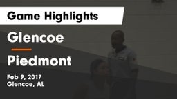 Glencoe  vs Piedmont Game Highlights - Feb 9, 2017