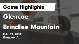 Glencoe  vs Brindlee Mountain Game Highlights - Feb. 12, 2018