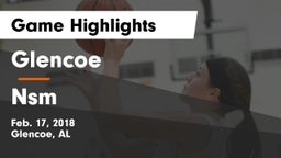 Glencoe  vs Nsm Game Highlights - Feb. 17, 2018
