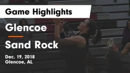 Glencoe  vs Sand Rock  Game Highlights - Dec. 19, 2018