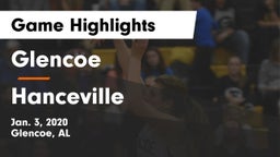 Glencoe  vs Hanceville  Game Highlights - Jan. 3, 2020