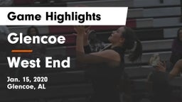 Glencoe  vs West End  Game Highlights - Jan. 15, 2020