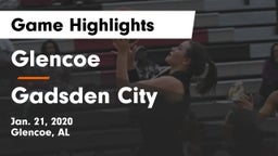 Glencoe  vs Gadsden City  Game Highlights - Jan. 21, 2020