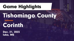 Tishomingo County  vs Corinth  Game Highlights - Dec. 21, 2023