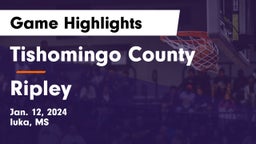 Tishomingo County  vs Ripley  Game Highlights - Jan. 12, 2024