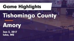 Tishomingo County  vs Amory  Game Highlights - Jan 3, 2017