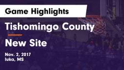 Tishomingo County  vs New Site Game Highlights - Nov. 2, 2017