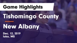 Tishomingo County  vs New Albany  Game Highlights - Dec. 12, 2019