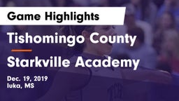 Tishomingo County  vs Starkville Academy  Game Highlights - Dec. 19, 2019