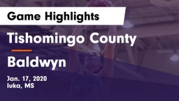 Tishomingo County  vs Baldwyn Game Highlights - Jan. 17, 2020