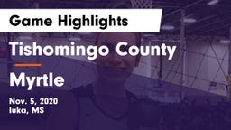 Tishomingo County  vs Myrtle  Game Highlights - Nov. 5, 2020
