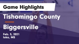 Tishomingo County  vs Biggersville  Game Highlights - Feb. 5, 2021
