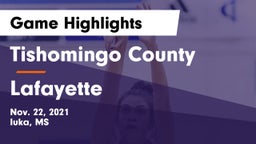 Tishomingo County  vs Lafayette  Game Highlights - Nov. 22, 2021
