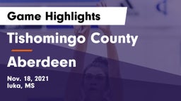 Tishomingo County  vs Aberdeen  Game Highlights - Nov. 18, 2021