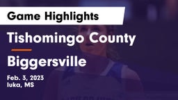 Tishomingo County  vs Biggersville  Game Highlights - Feb. 3, 2023