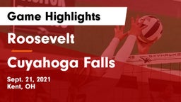 Roosevelt  vs Cuyahoga Falls  Game Highlights - Sept. 21, 2021
