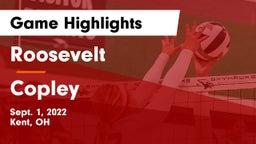 Roosevelt  vs Copley  Game Highlights - Sept. 1, 2022