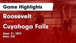 Roosevelt  vs Cuyahoga Falls Game Highlights - Sept. 21, 2023