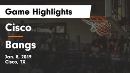 Cisco  vs Bangs  Game Highlights - Jan. 8, 2019