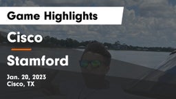 Cisco  vs Stamford  Game Highlights - Jan. 20, 2023