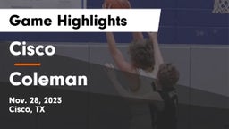 Cisco  vs Coleman  Game Highlights - Nov. 28, 2023