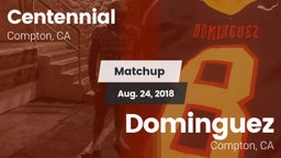 Matchup: Centennial High vs. Dominguez  2018
