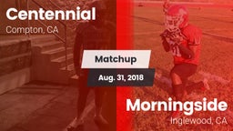 Matchup: Centennial High vs. Morningside  2018